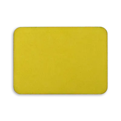 Pack of 25 - 3.5" x 2.5" - Blank Rectangle Patch - Faux Suede Wild Lime - Heat Applied Backing