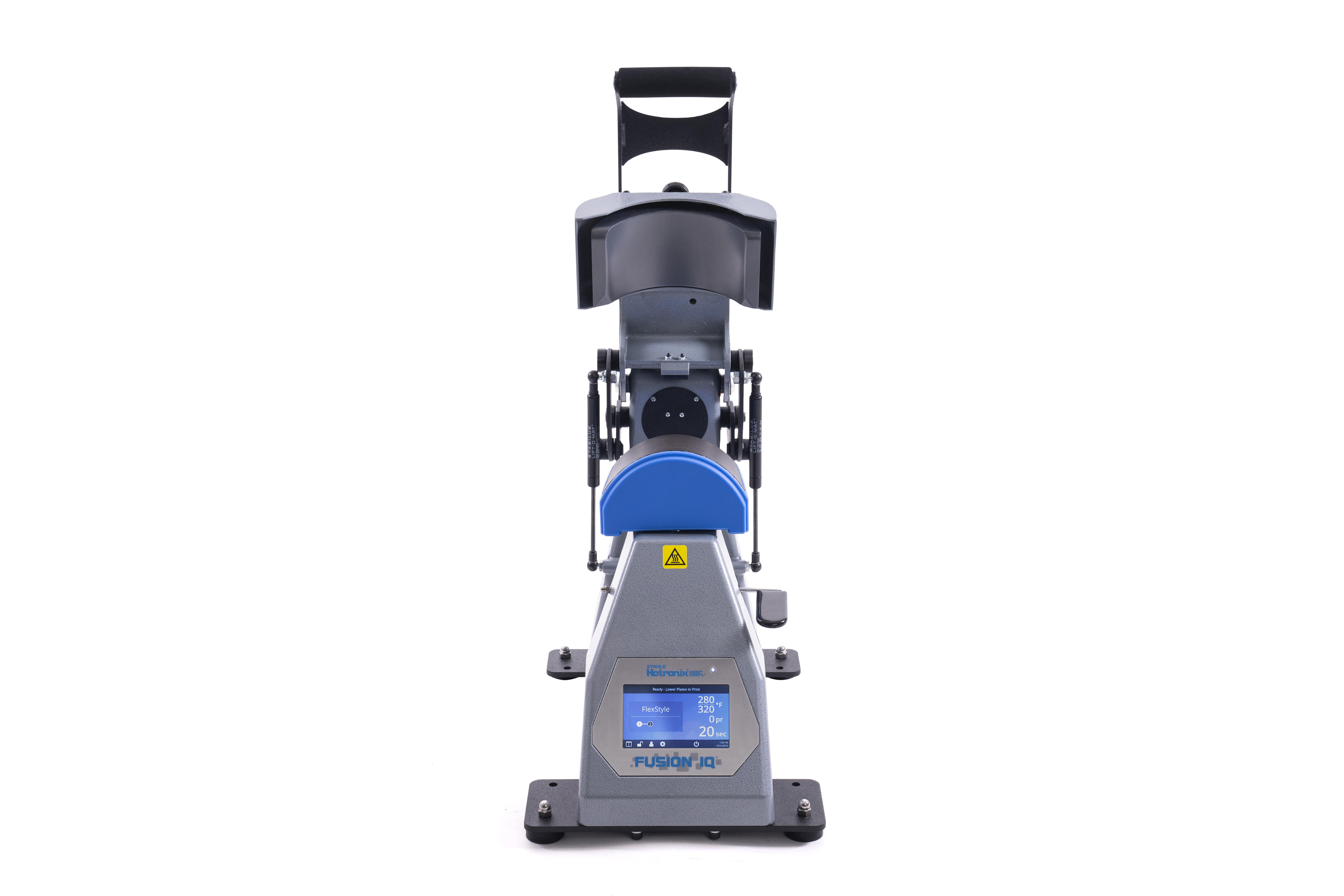 Hotronix 360 IQ Hat Heat Press open straight on